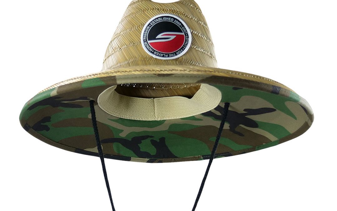 Straw Hat, Woodland Camo