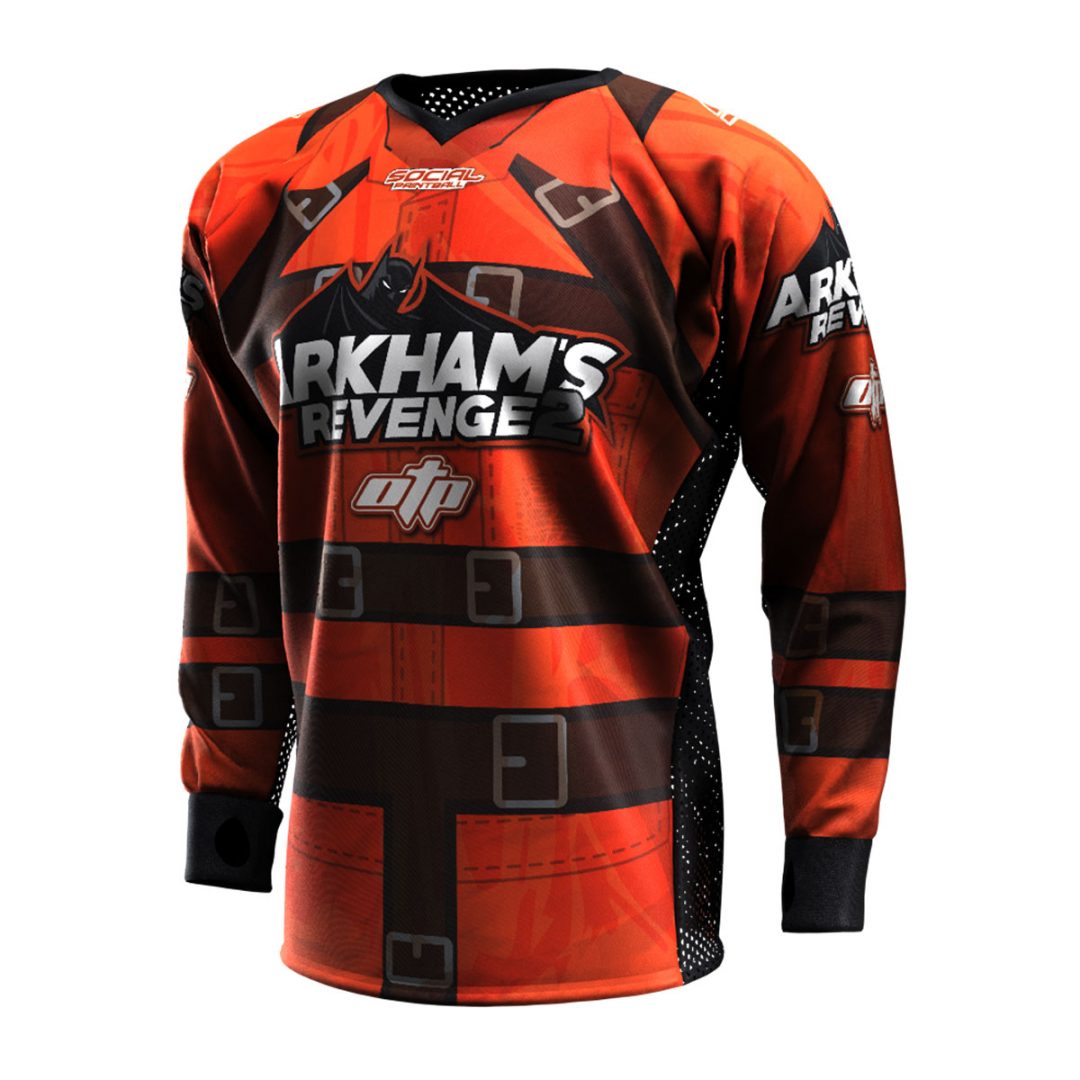 Orange Prison Jumpsuit, Custom Event SMPL Jersey Social Paintball