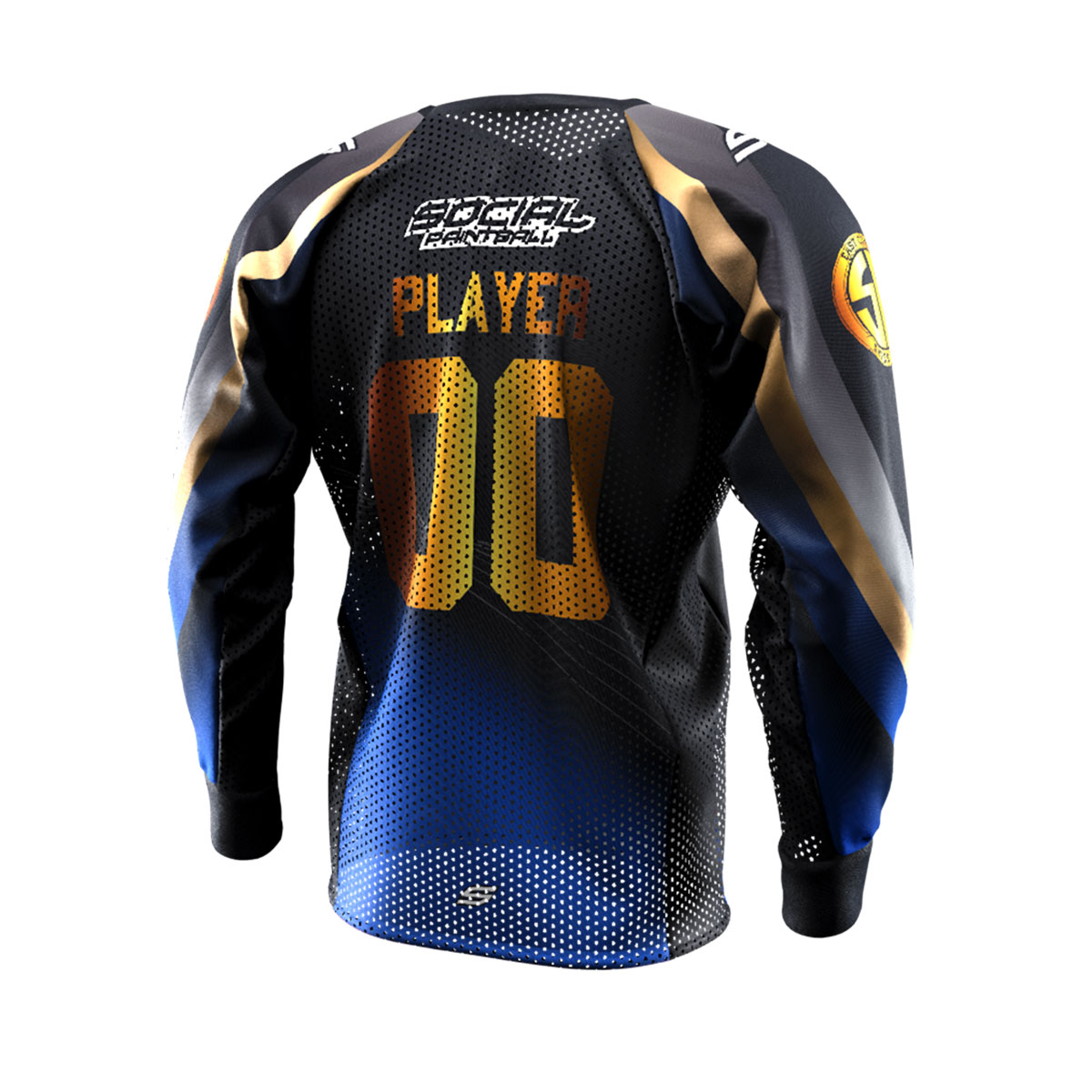 2018 East Coast SuperGame Custom Event SMPL Jersey, Blue Team - Social  Paintball