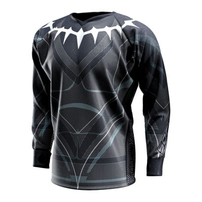 Black Panther - King T'Challa, Unpadded SMPL Paintball Jersey Front