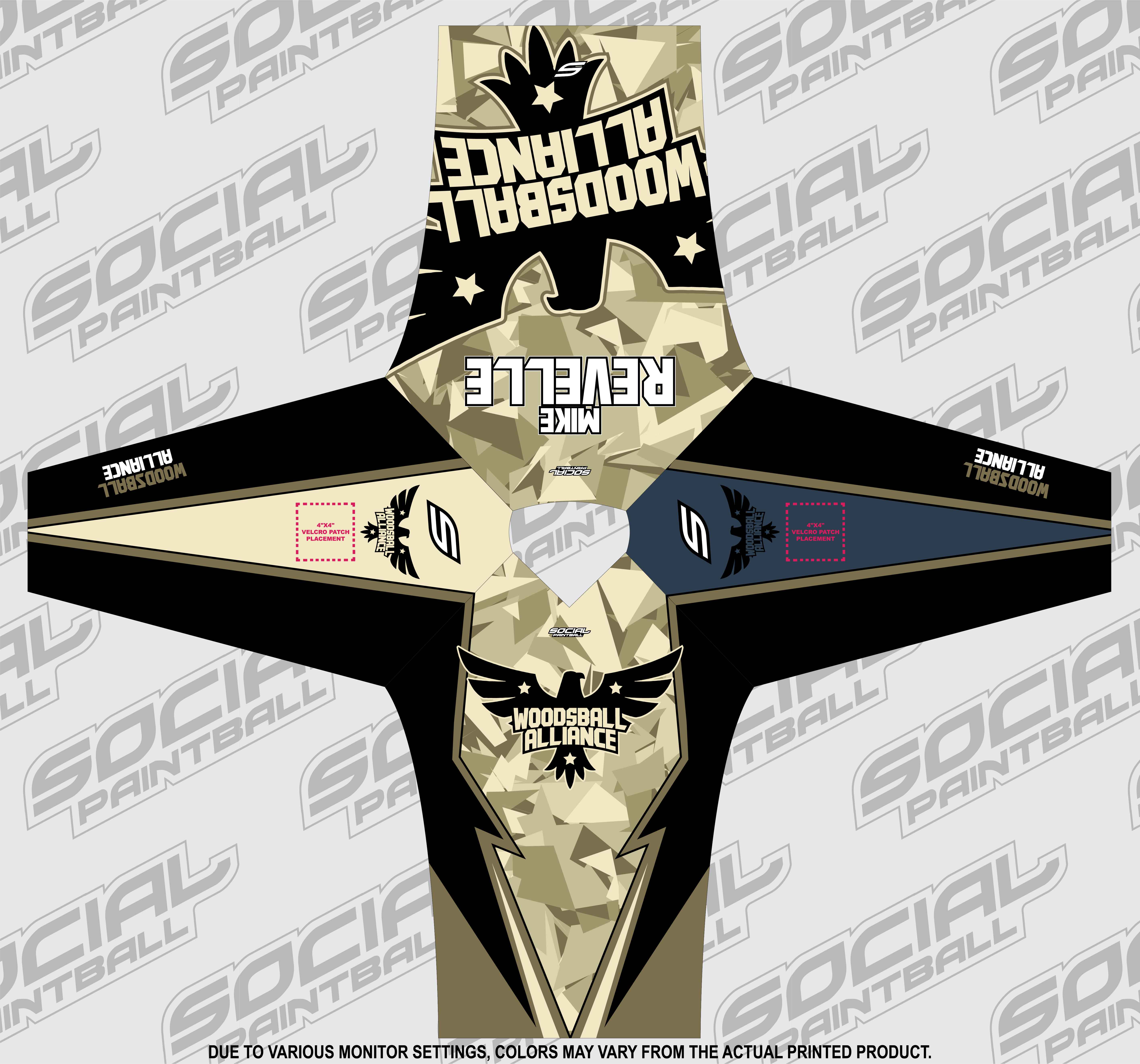 Woodsball Alliance Unpadded SMPL Jersey Social Paintball