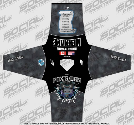 Fox's Den Unpadded SMPL Jersey, Black Ops Camo - Image 3