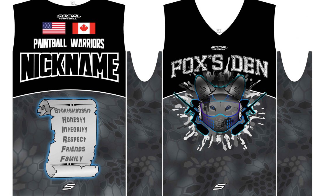 Fox’s Den Sleeveless Jersey, Black Ops Camo