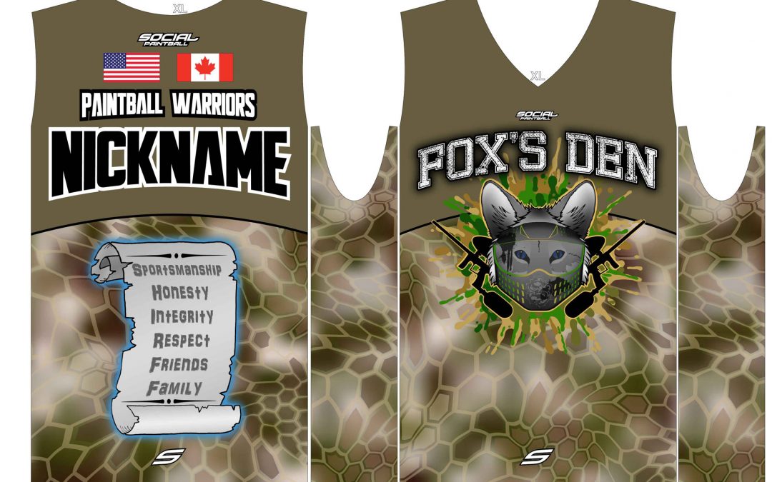 Fox’s Den Sleeveless Jersey, Forest Camo