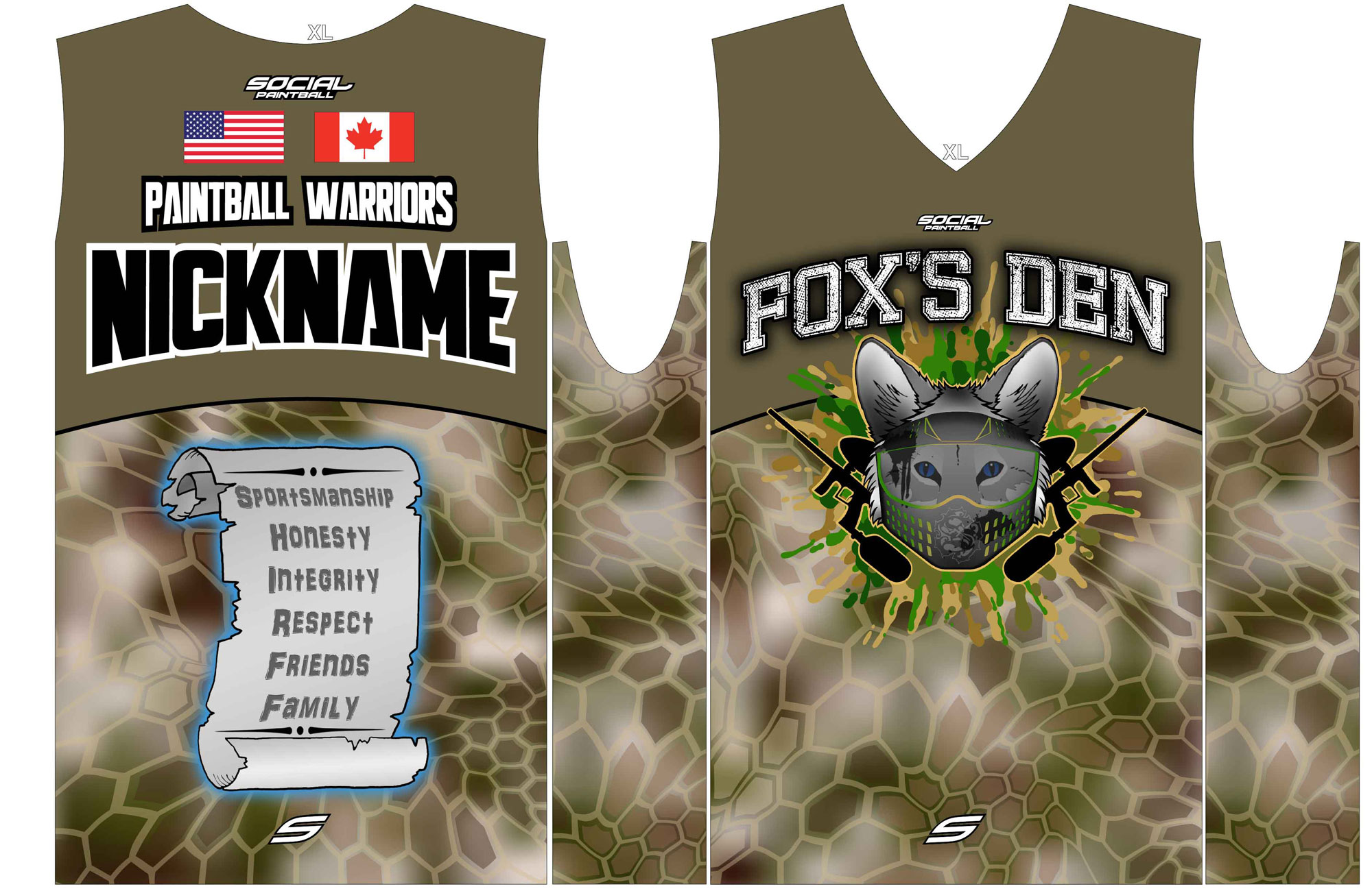 custom fox jersey