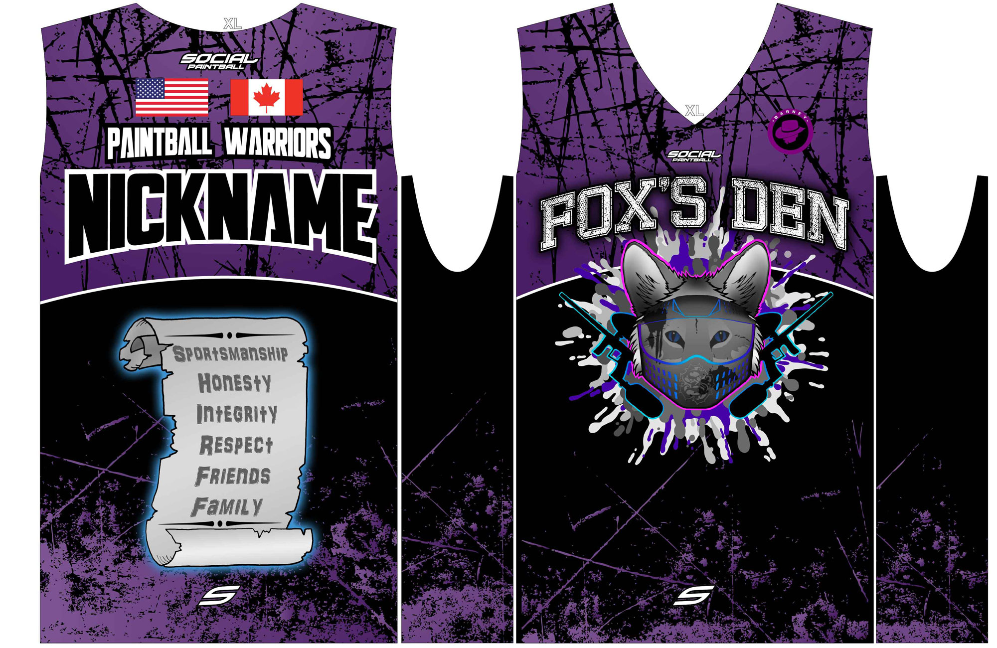 custom fox jersey