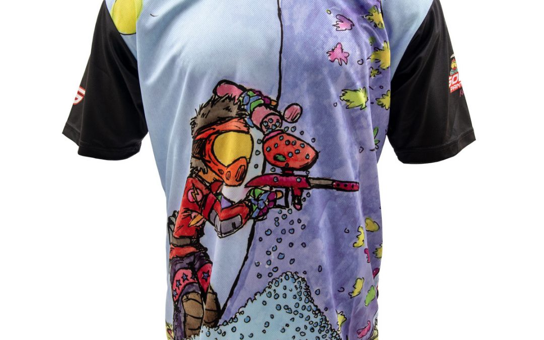 Grit Dry-Wick Shirt, Sponsored, Paintball Cartoon Series