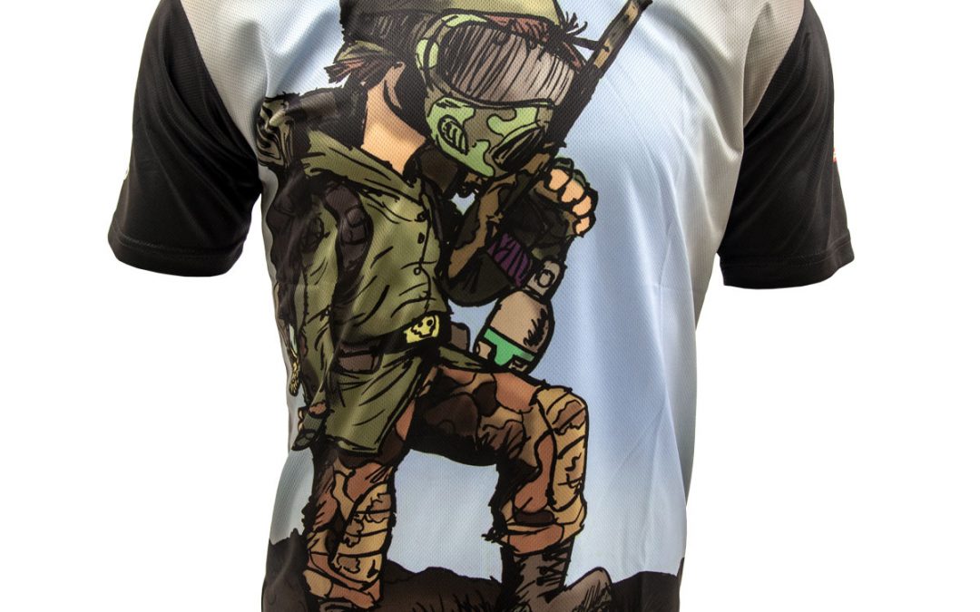 Grit Dry-Wick Shirt, Weekend Warrior, Paintball Cartoon Series