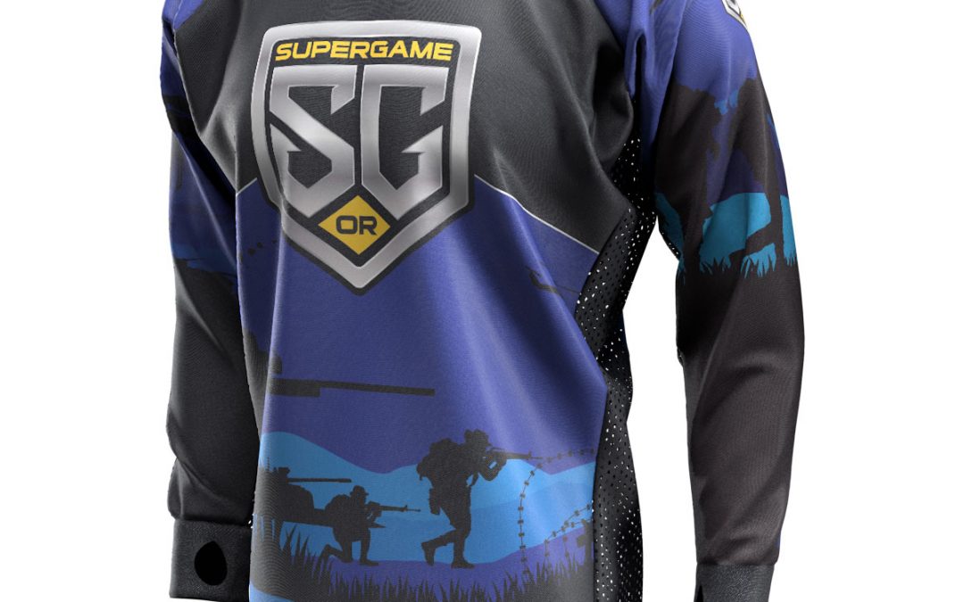 2019 SuperGame Oregon 52 Custom Event SMPL Jersey, Blue
