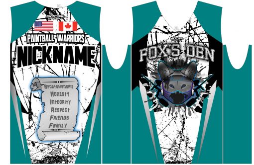 Fox's Den Sleeveless Jersey, Connecticut Teal