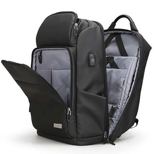 Social Paintball TRVL Backpack, 30L Travel Bag Open View