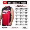 Social Paintball Grit Sleeveless JErsey Size Chart