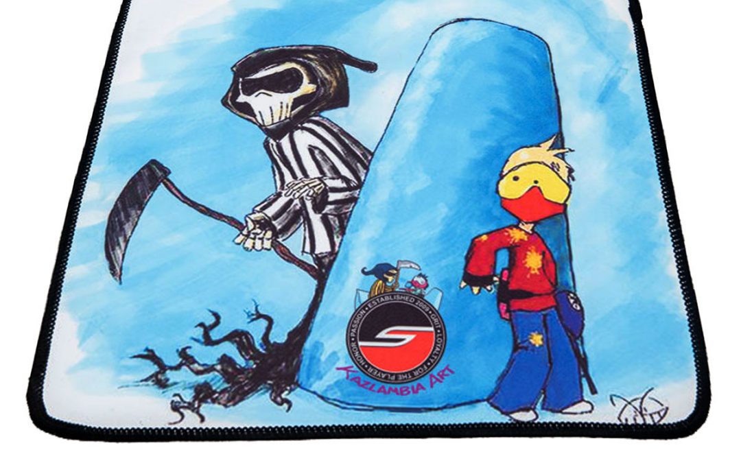 Microfiber Cleaning Cloth, Reaper, Paintball Cartoon Series