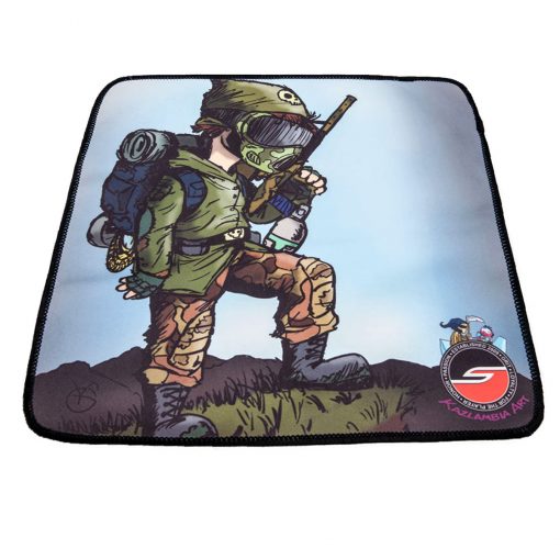 Microfiber Cleaning Cloth, Weekend Warrior, Paintball Cartoon Series