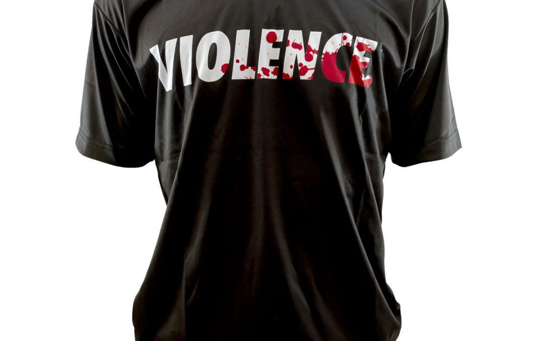 Grit Dry-Wick Shirt, Violence Blood Splatter