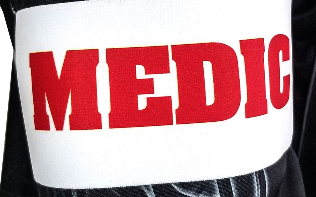 VELCRO&reg; Paintball Team Armband, Medic