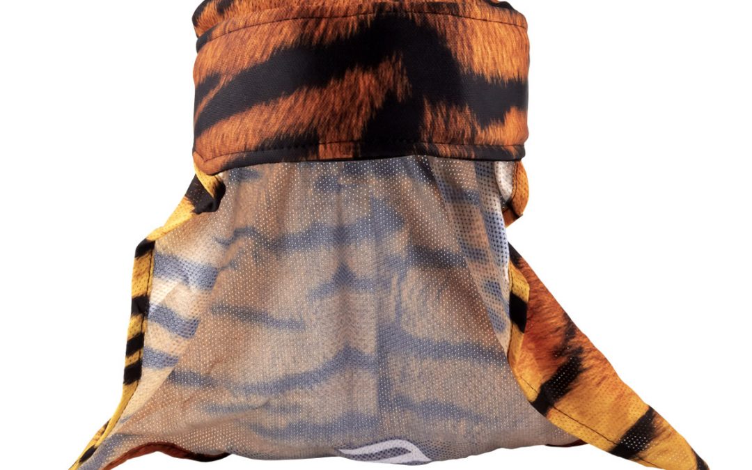 Headwrap, Orange Tiger