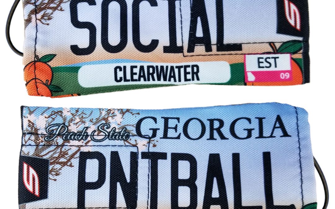 Barrel Cover, Georgia “Peach State” License Plate