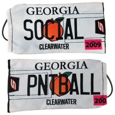 Social Paintball Barrel Cover, Georgia State License Plate
