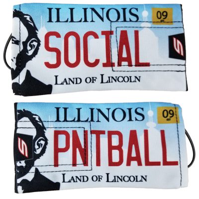 Social Paintball Barrel Cover, Illinois License Plate
