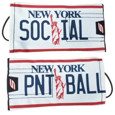 Social Paintball Barrel Cover, New York "Statue of Liberty" License Plate