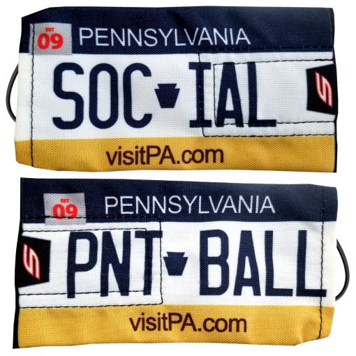 Social Paintball Barrel Cover, Pennsylvania License Plate