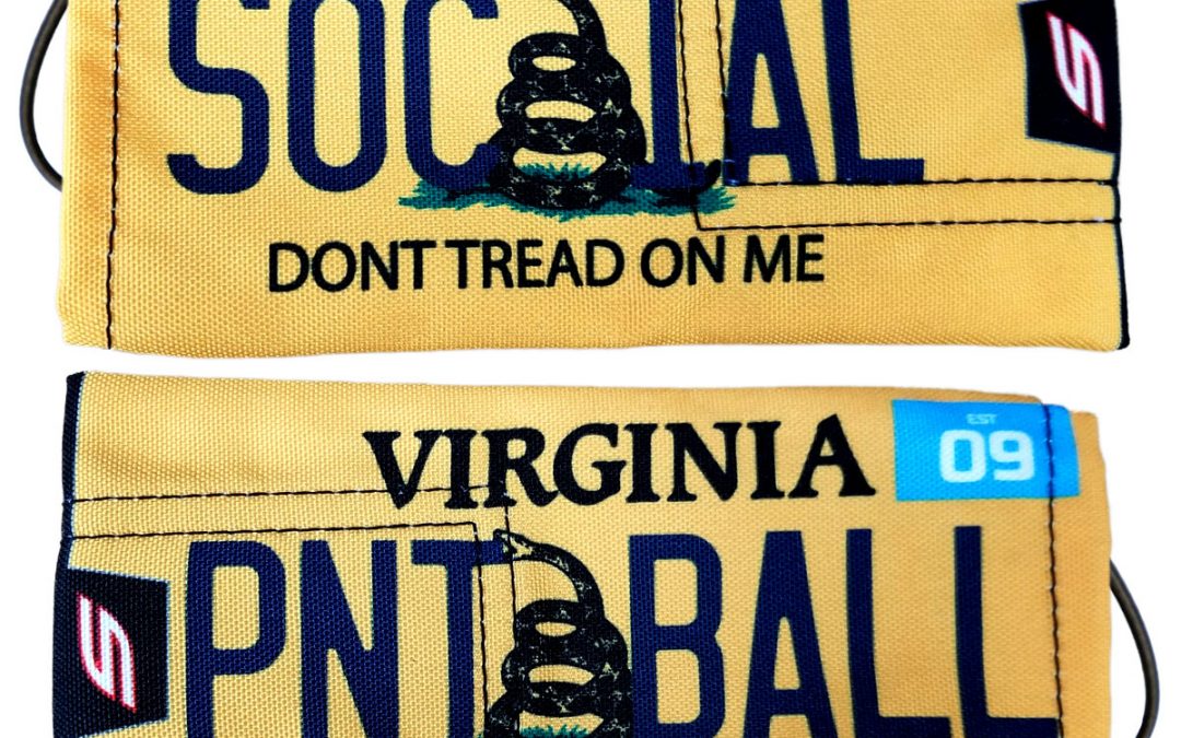 Barrel Cover, Virginia Yellow “Don’t Tread On Me” State License Plate