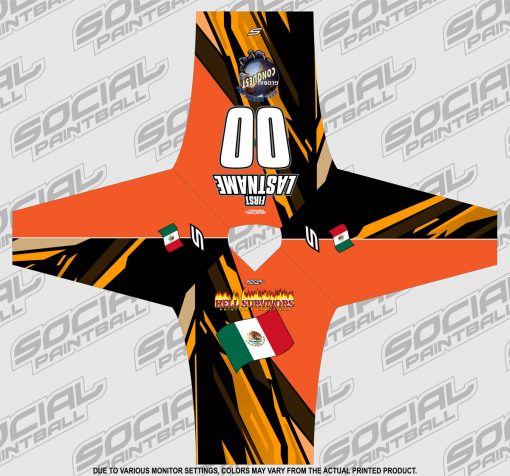 2020 Global Conquest Custom Event SMPL Jersey Mexico Orange