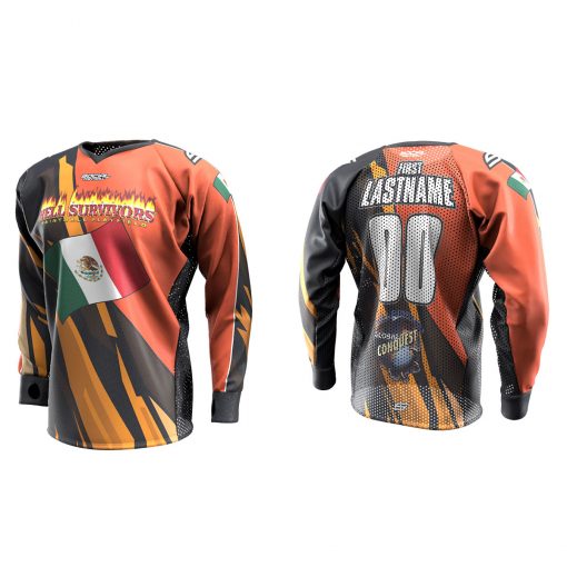 2020 Global Conquest Custom Event SMPL Jersey Mexico Orange
