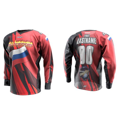 2020 Global Conquest Custom Event SMPL Jersey Russia Red