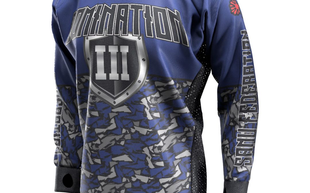 2020 Paintball Charleston Domination 3 Custom Event SMPL Jersey, Blue Sanu Federation