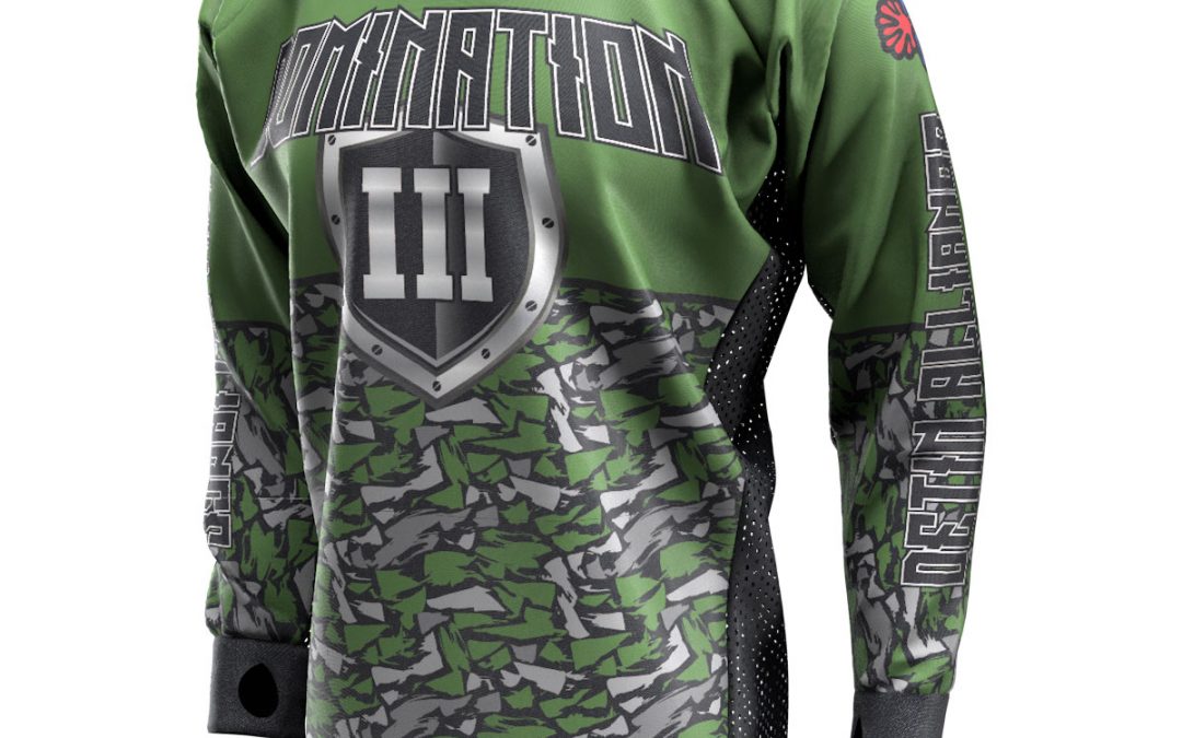2020 Paintball Charleston Domination 3 Custom Event SMPL Jersey, Green Vetin Alliance