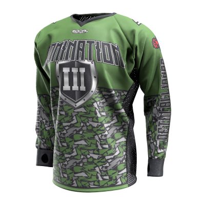 2020 Paintball Charleston Domination 3 Custom Event SMPL Jersey, Green Vetin Alliance Front