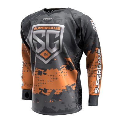 2020 SuperGame Central (Indiana) Custom Event SMPL Jersey, Orange Front