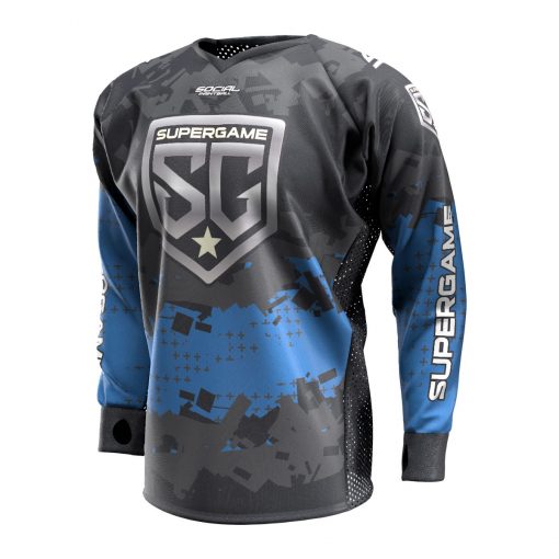 2020 SuperGame Custom Event SMPL Jersey, Blue Front