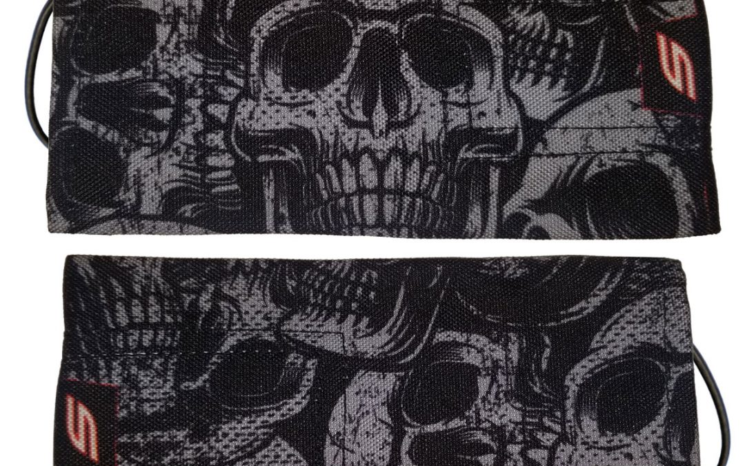 Barrel Cover, Gray Skull