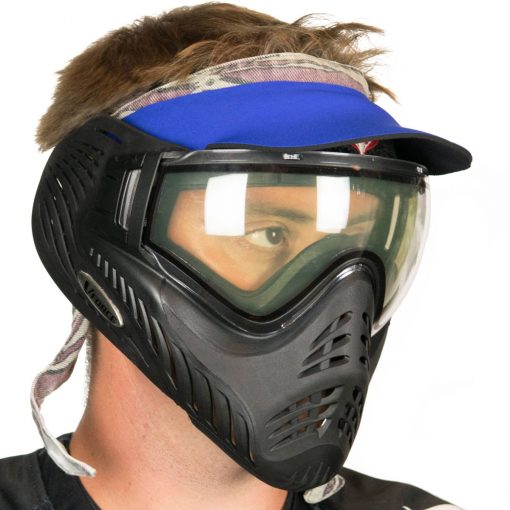 Vintage Duckbill Paintball Visor, Blue Black