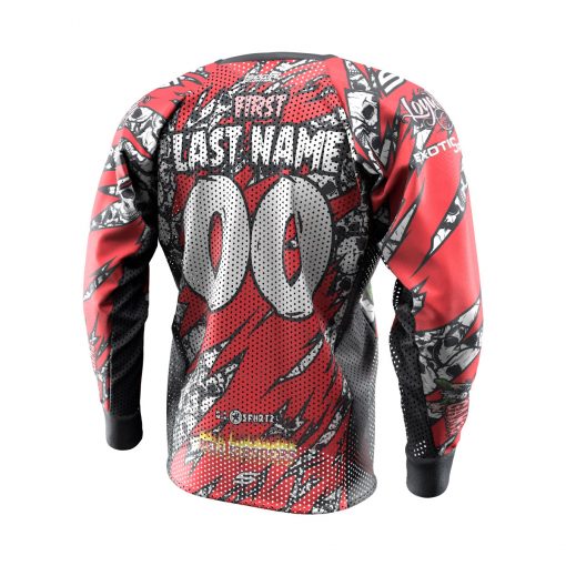 2020 Michigan Monster Game Custom Event SMPL Jersey, Red Team Back