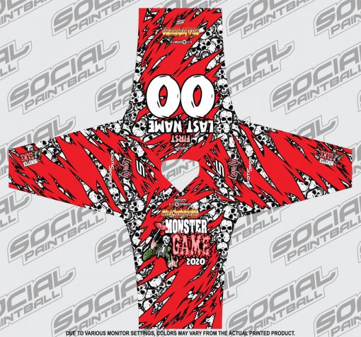 2020 Michigan Monster Game Custom Event SMPL Jersey, Red Team