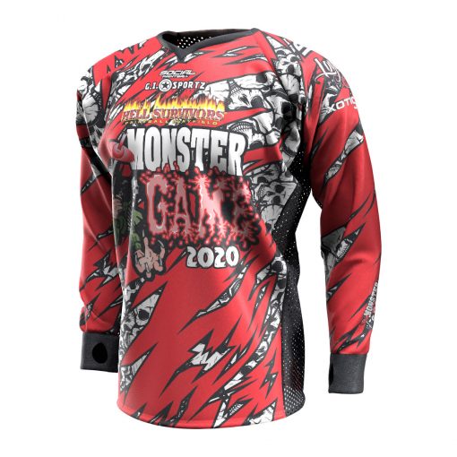 2020 Michigan Monster Game Custom Event SMPL Jersey, Red Team Front