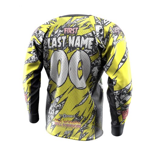 2020 Michigan Monster Game Custom Event SMPL Jersey, Yellow Team Back