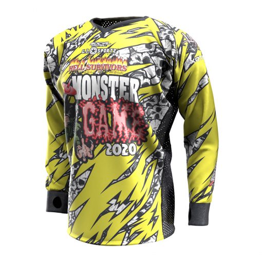 2020 Michigan Monster Game Custom Event SMPL Jersey, Yellow Team Front