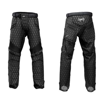 Custom Grit v3 Social Paintball Pants Black Dragon Scales