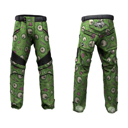 Custom Grit v3 Social Paintball Pants Green-eyed Monster