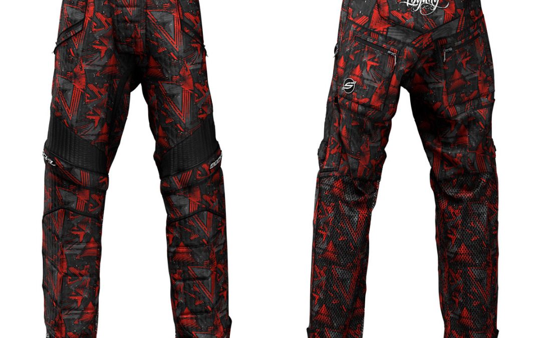 Hyper Camo Scarlet Grit v3 Custom Paintball Pants