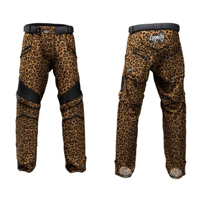 Custom Grit v3 Social Paintball Pants Leopard Print