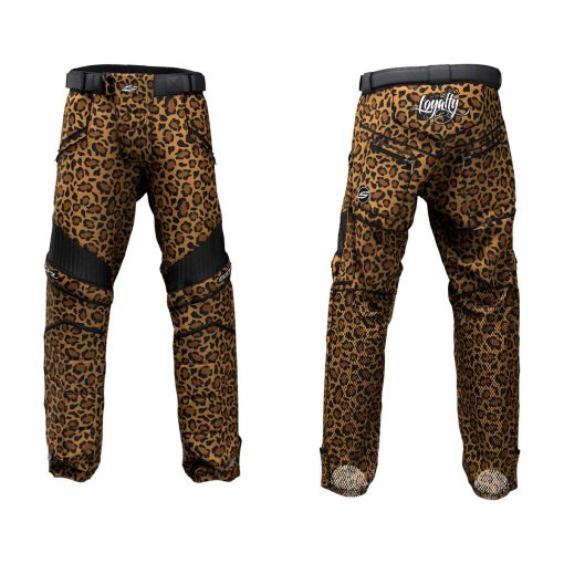 Custom Grit v3 Social Paintball Pants Leopard Print