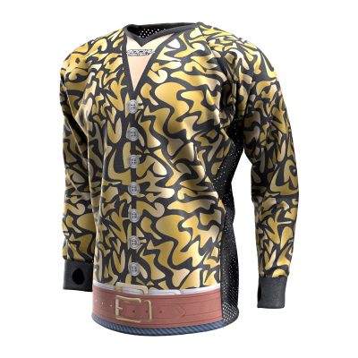 Exotic Tiger Gold SMPL Paintball Jersey Front
