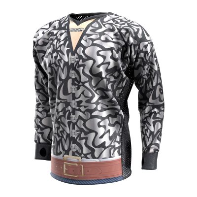 Exotic Tiger Silver SMPL Paintball Jersey Front