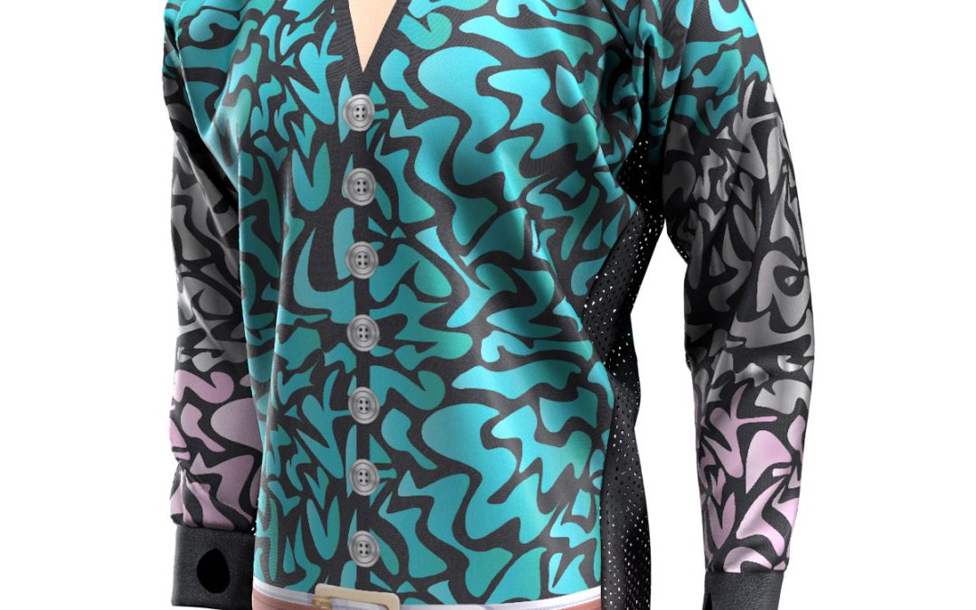 Exotic Tiger Teal SMPL Paintball Jersey